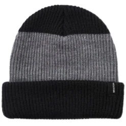 Brixton Polar Chunky Beanie - Heather Grey/Black