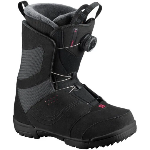 Salomon Womens Pearl 2020 Snowboard Boots - Black 2 Salomon Womens Pearl 2020 Snowboard Boots - Black -JD Snowboards Shop 889645782546 1 1