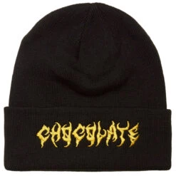 Chocolate Death Beanie - Black/Gold