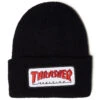Thrasher Outline Patch Beanie - Black -JD Snowboards Shop BQ4B109 1
