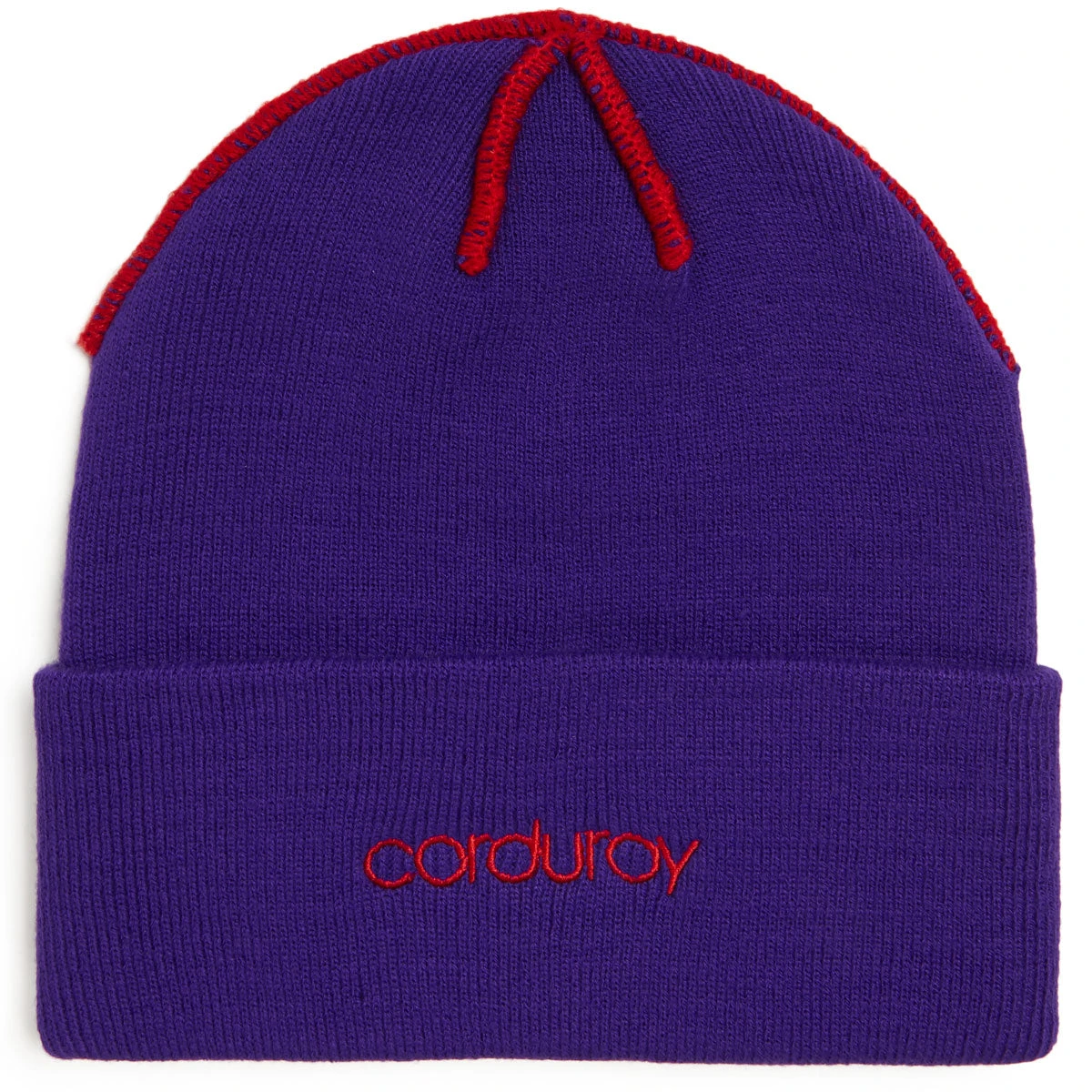 Corduroy Inside Out Beanie - Purple 3 Corduroy Inside Out Beanie - Purple