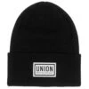 Union High Cuff Logo Beanie - Black 1 Union High Cuff Logo Beanie - Black -JD Snowboards Shop BQ5DB97 1