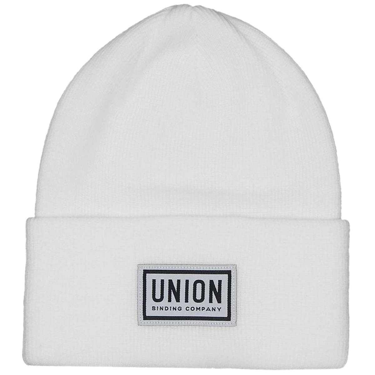 Union High Cuff Logo Beanie - White 3 Union High Cuff Logo Beanie - White