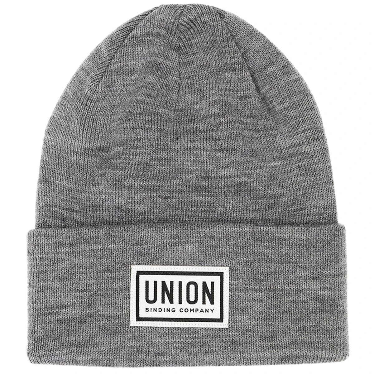 Union High Cuff Logo Beanie - Grey 3 Union High Cuff Logo Beanie - Grey