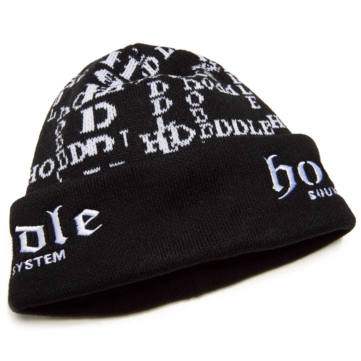 Hoddle Sound System Beanie - Black 4 Hoddle Sound System Beanie - Black - Image 2