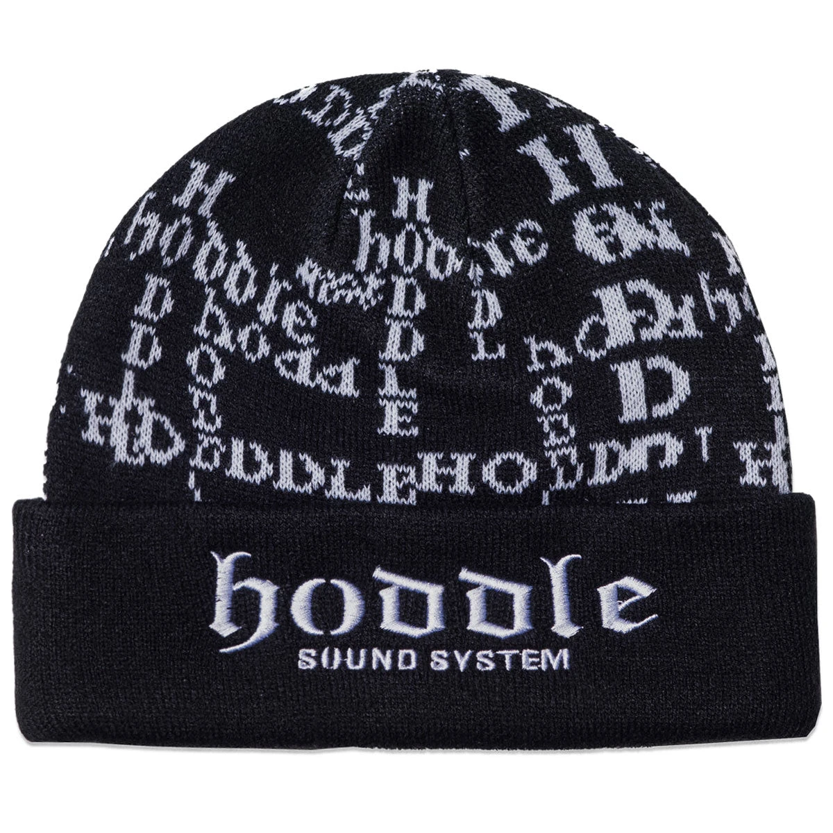Hoddle Sound System Beanie - Black 5 Hoddle Sound System Beanie - Black - Image 3