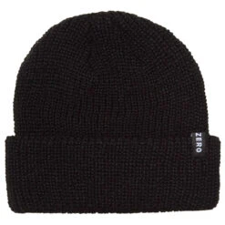 Zero Label Beanie - Black